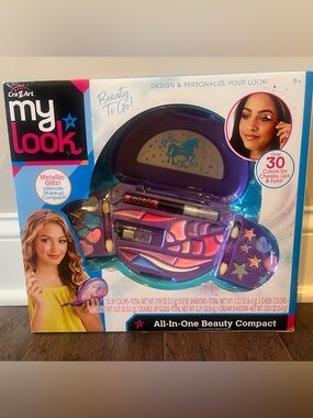 Cra-Z-Art My Look Kids All-in-One Beauty Compact - Purple